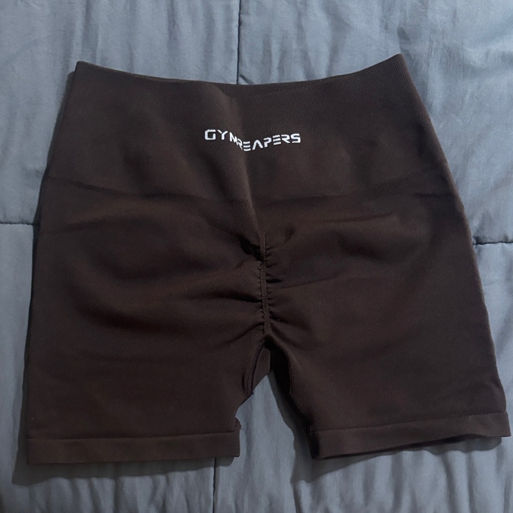 Gym Reapers Women's Athletic Brown Shorts